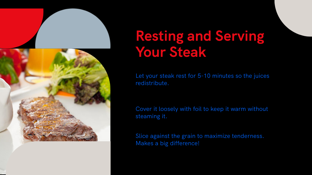 Resting and Serving Your Steak