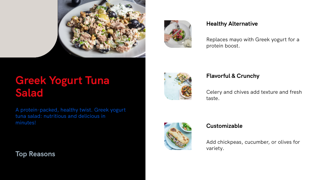 Greek Yogurt Tuna Salad