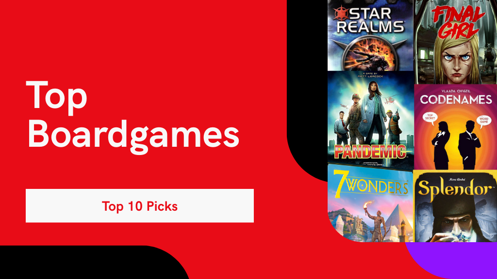 Top 10 Must-Have Boardgames for Every Game Night