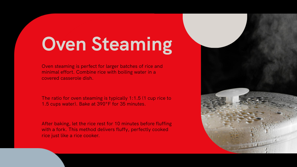 Oven Steaming
