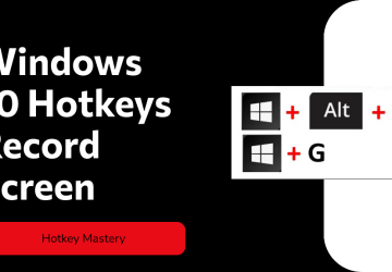 Windows 10 Hotkeys Record Screen