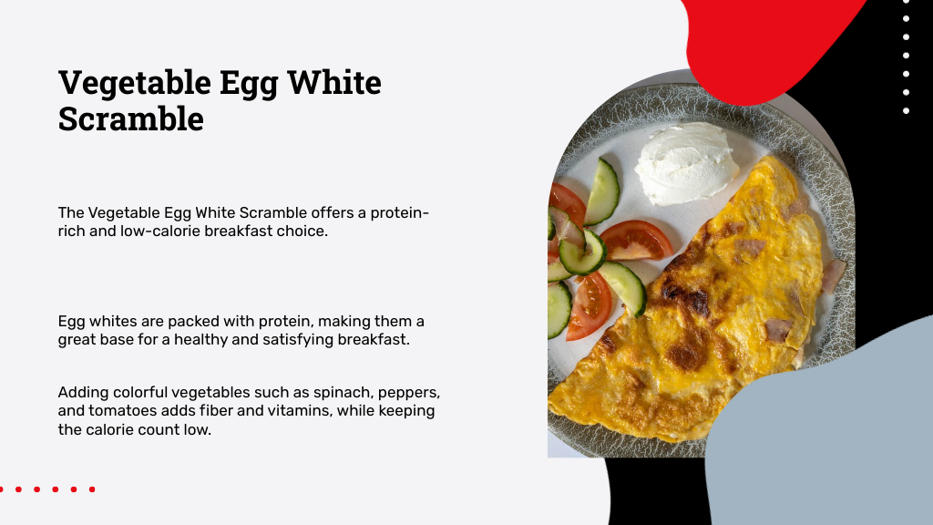 Vegetable Egg White Scramble