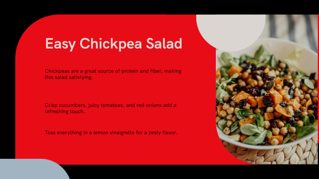 Easy Chickpea Salad