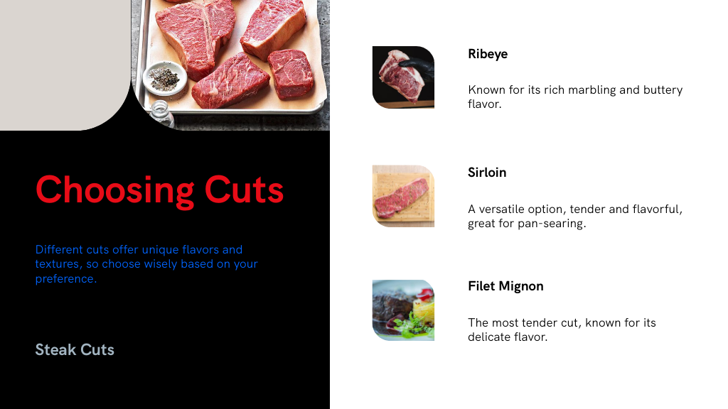 Choosing Cuts