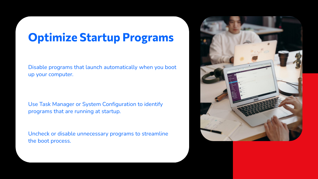 Optimize Startup Programs