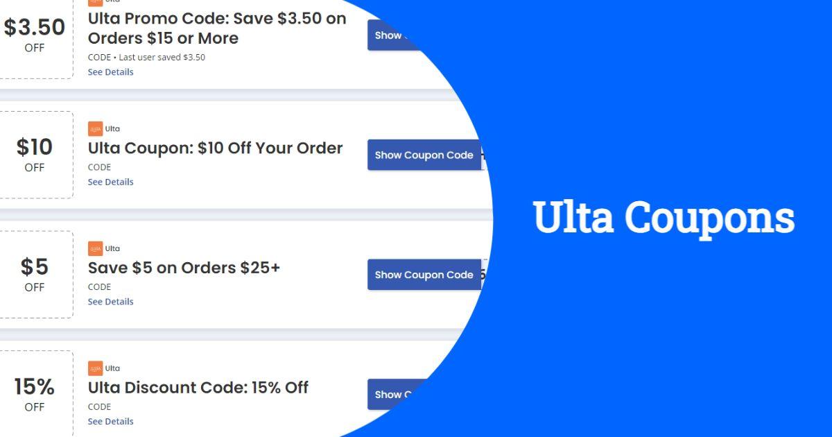 Top 7 Ulta Coupons to Save Big on Beauty